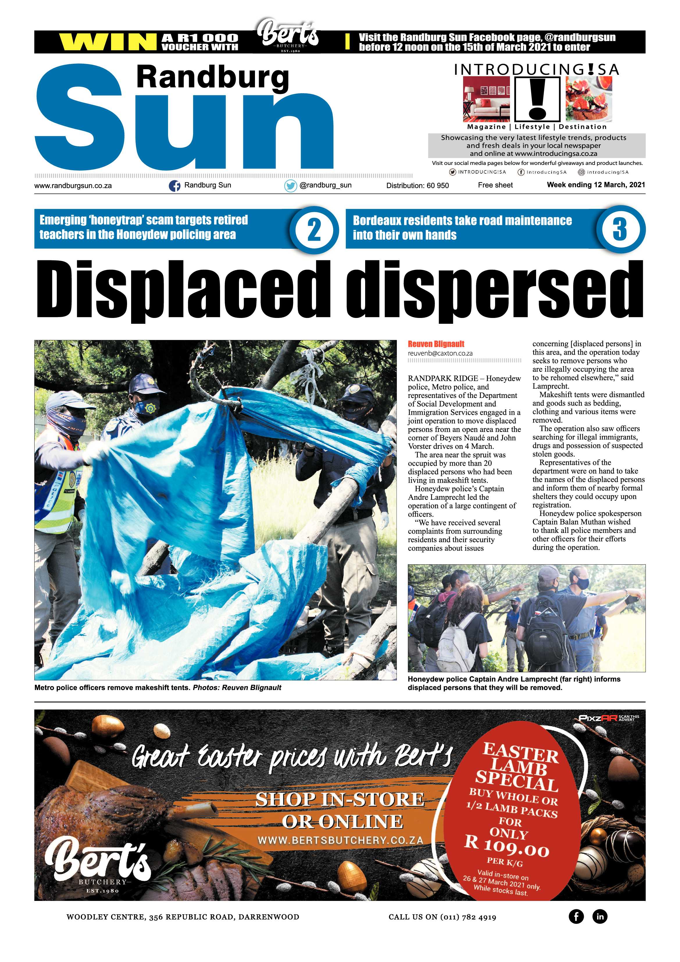 Randburg Sun12 March 2021 page 1