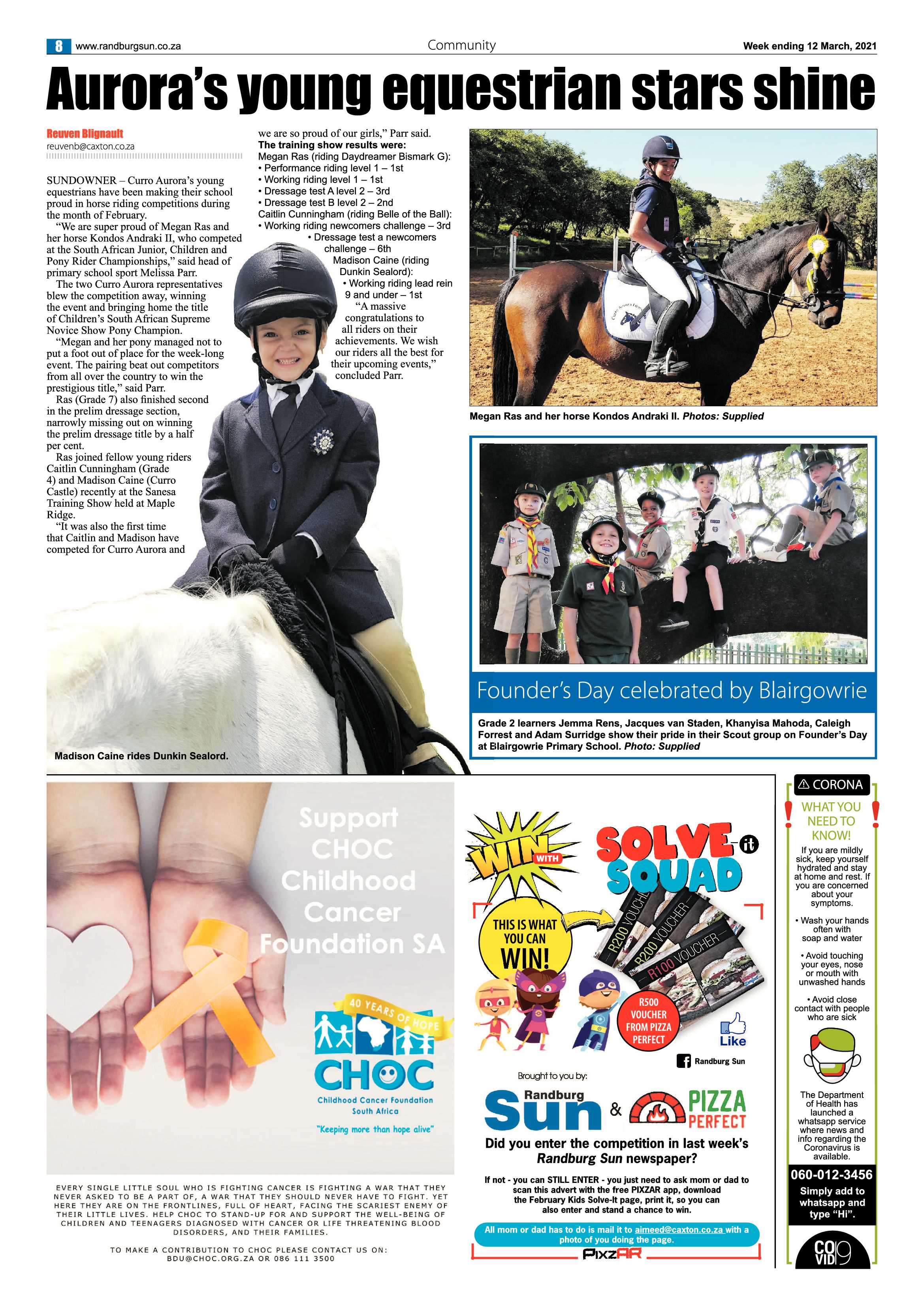 Randburg Sun12 March 2021 page 8
