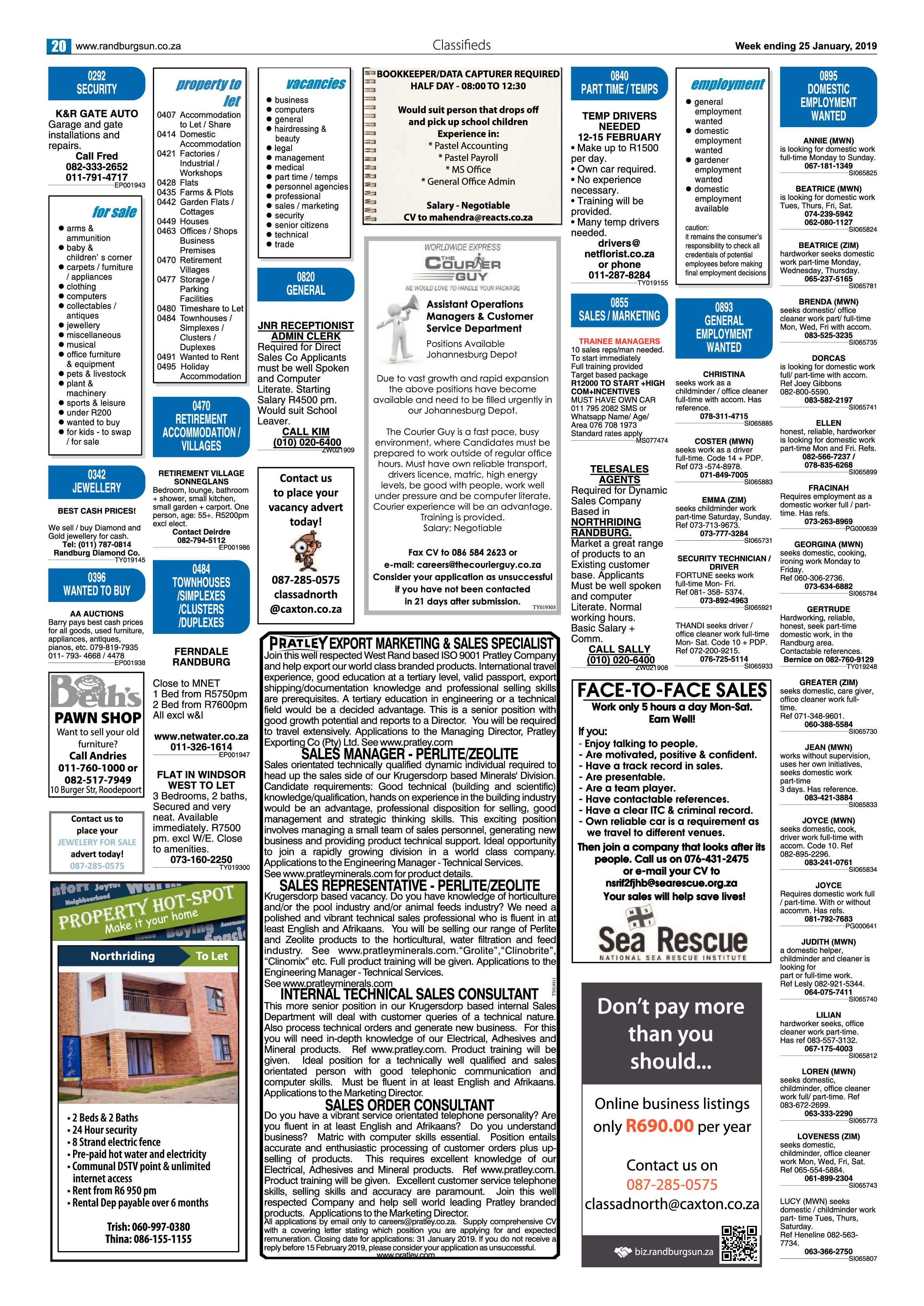 RS 25 January, 2019 page 20