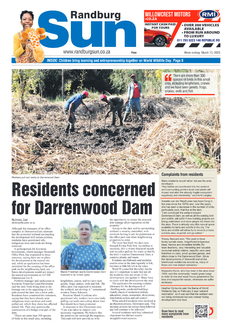 Randburg Sun March 10 2023 page 1
