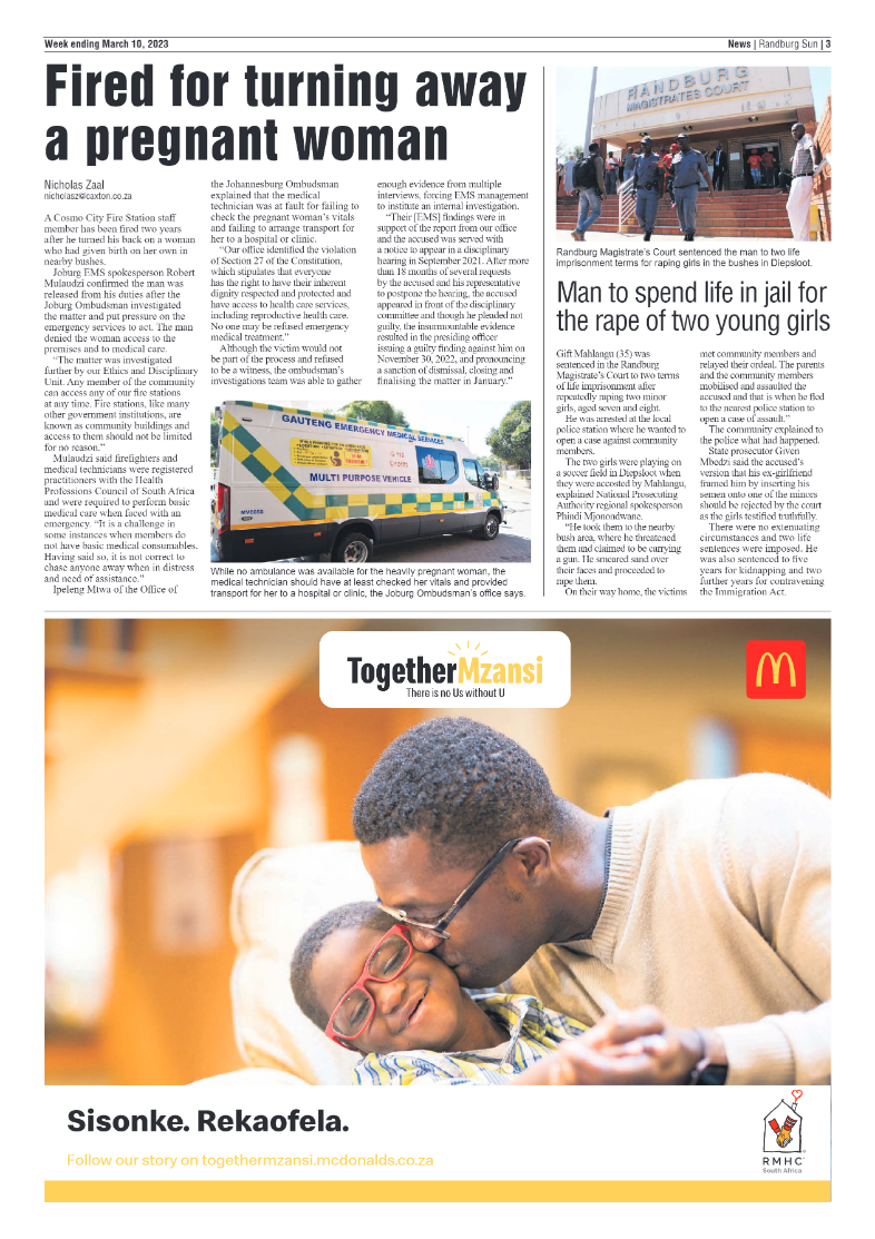 Randburg Sun March 10 2023 page 3