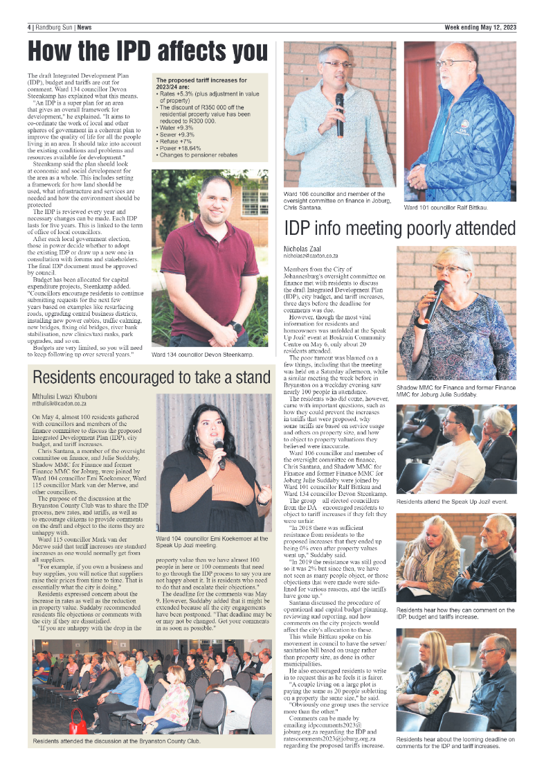 Randburg Sun 12 May 2023 page 4