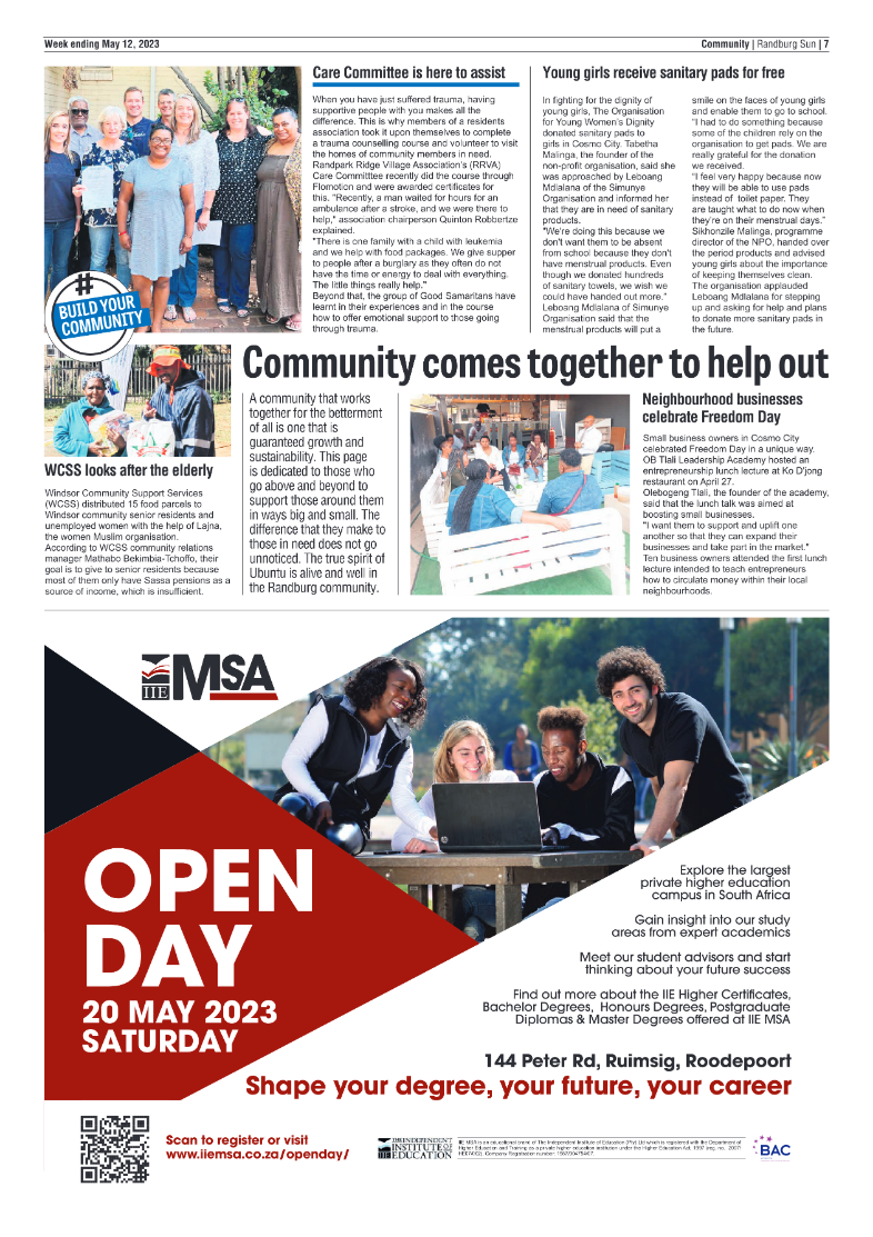 Randburg Sun 12 May 2023 page 7