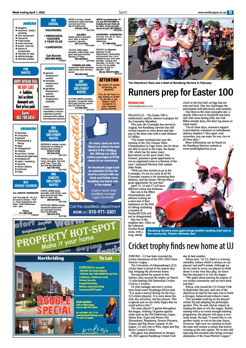 Randburg Sun 01 April 2022 page 11