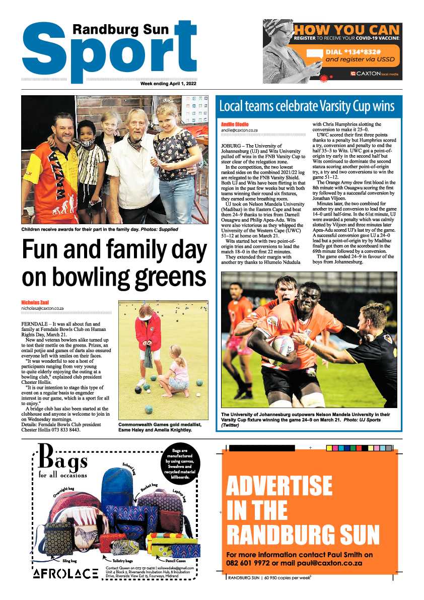 Randburg Sun 01 April 2022 page 12