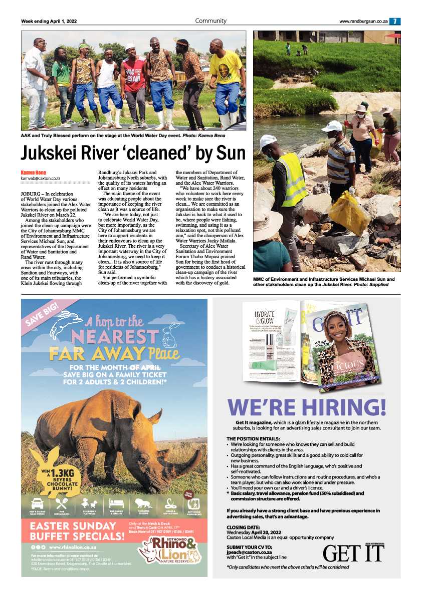 Randburg Sun 01 April 2022 page 7