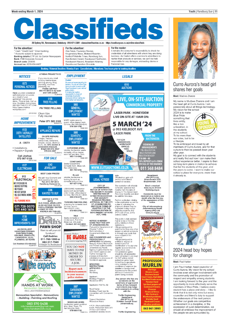 Randburg Sun 01 March 2024 page 11