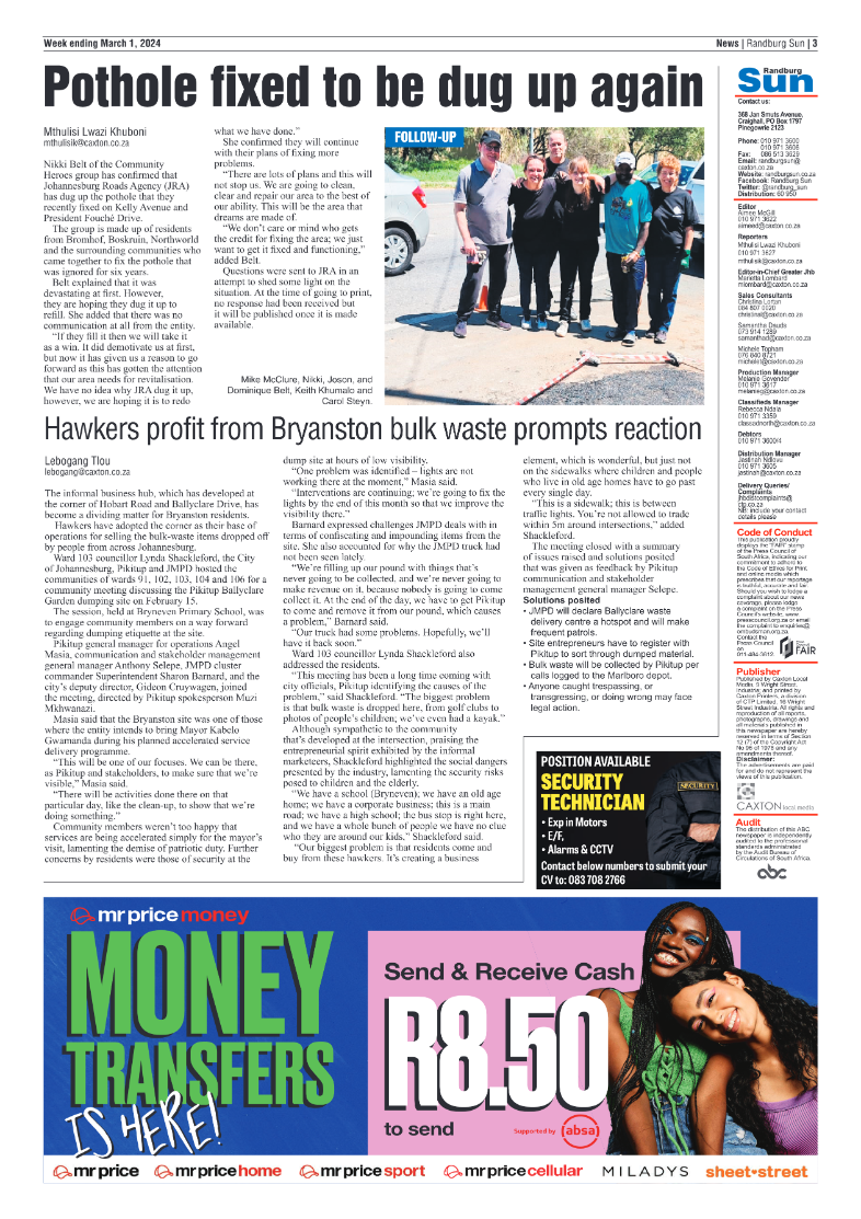 Randburg Sun 01 March 2024 page 3