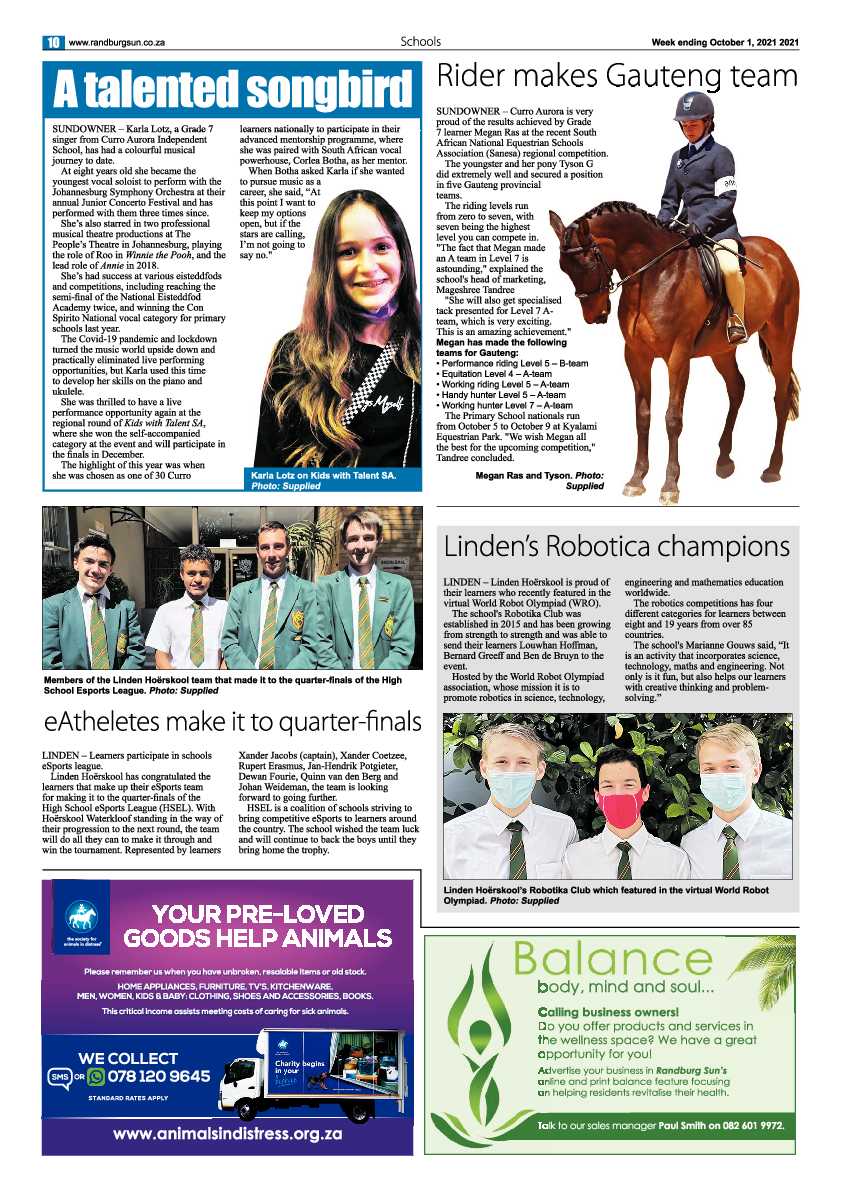 Randburg Sun 01 October 2021 page 12