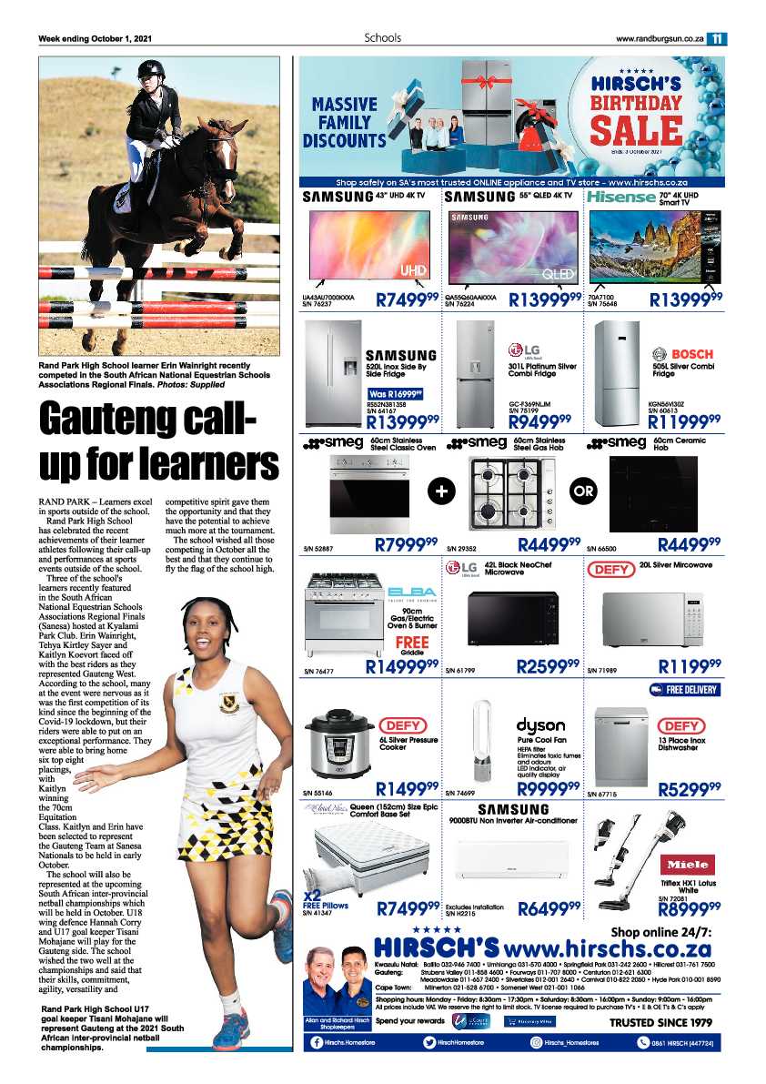 Randburg Sun 01 October 2021 page 13