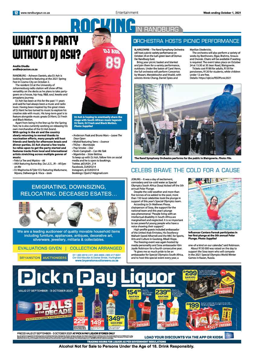 Randburg Sun 01 October 2021 page 14