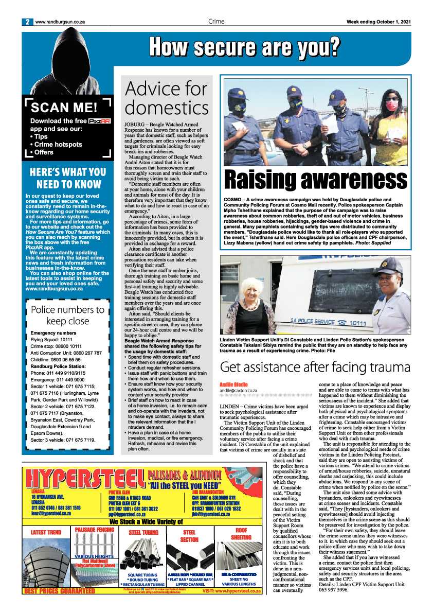 Randburg Sun 01 October 2021 page 4