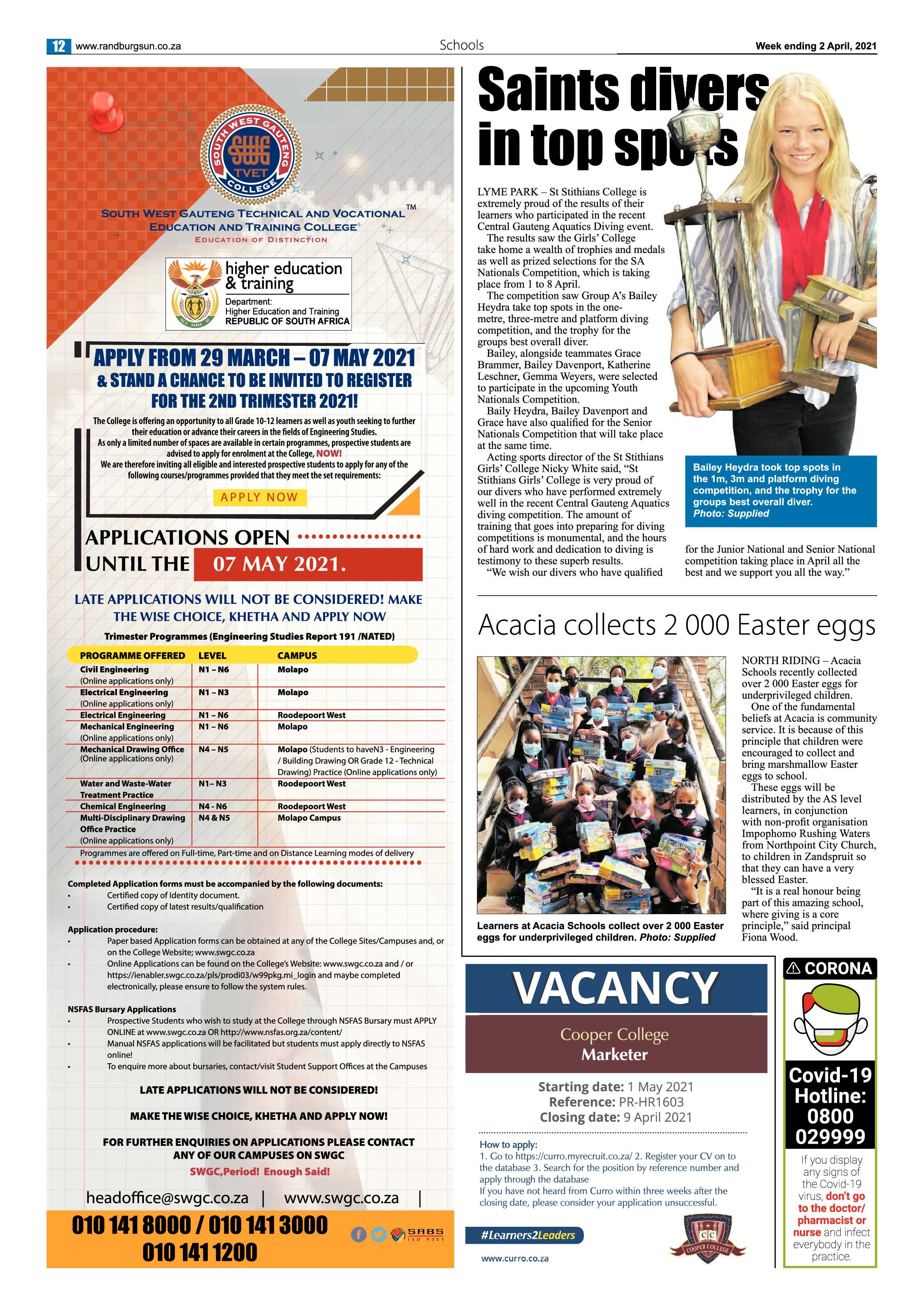 Randburg Sun 02 April 2021 page 12