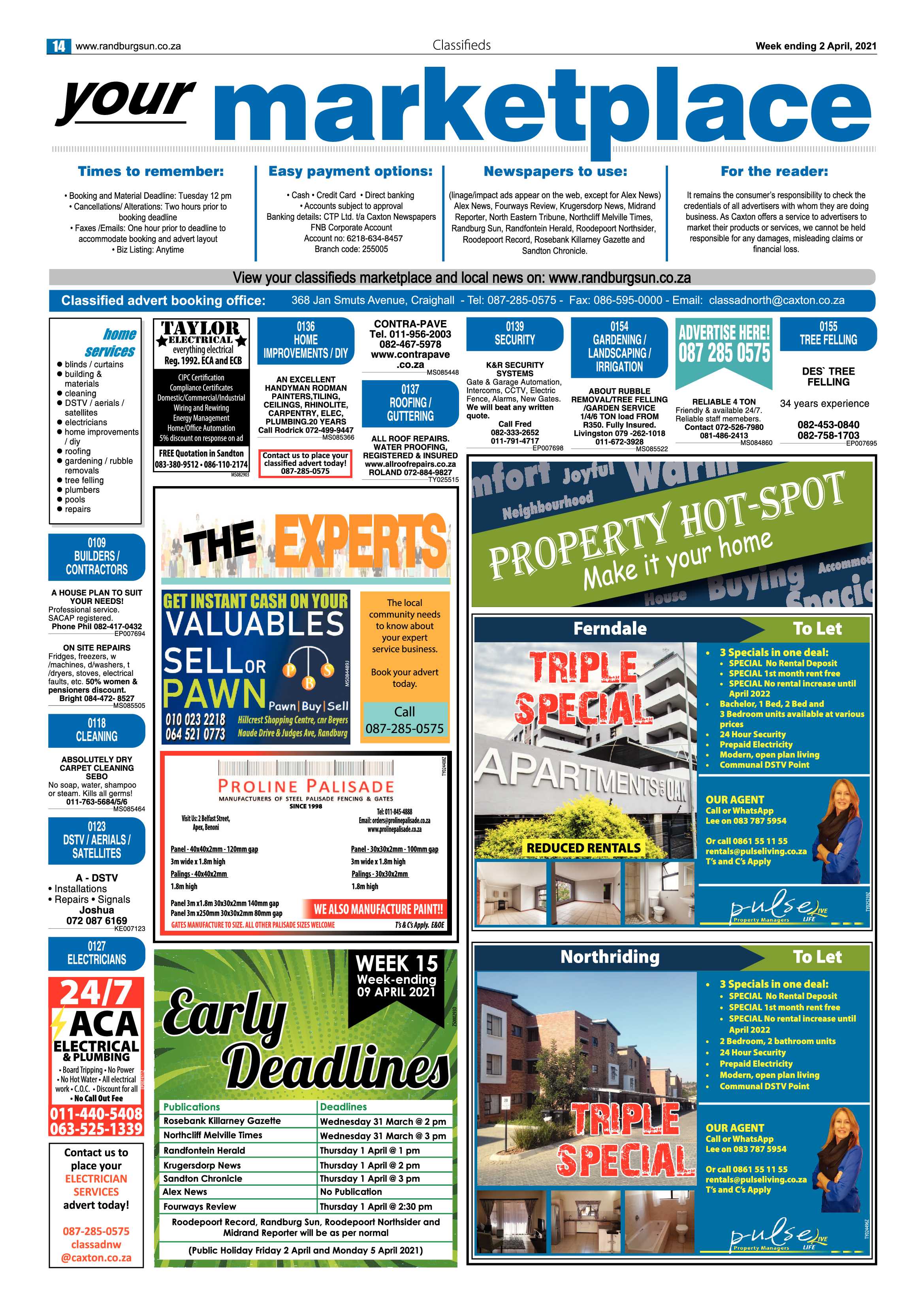 Randburg Sun 02 April 2021 page 14
