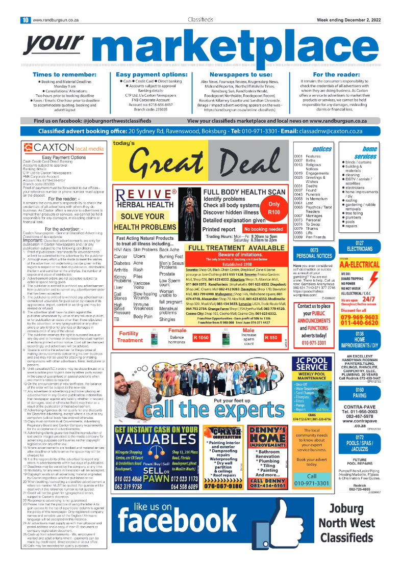 Randburg Sun 02 December 2022 page 10