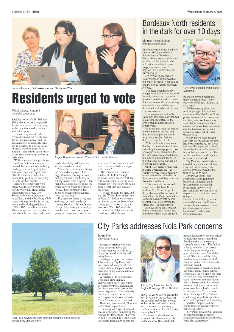 Randburg Sun 02 February 2024 page 2