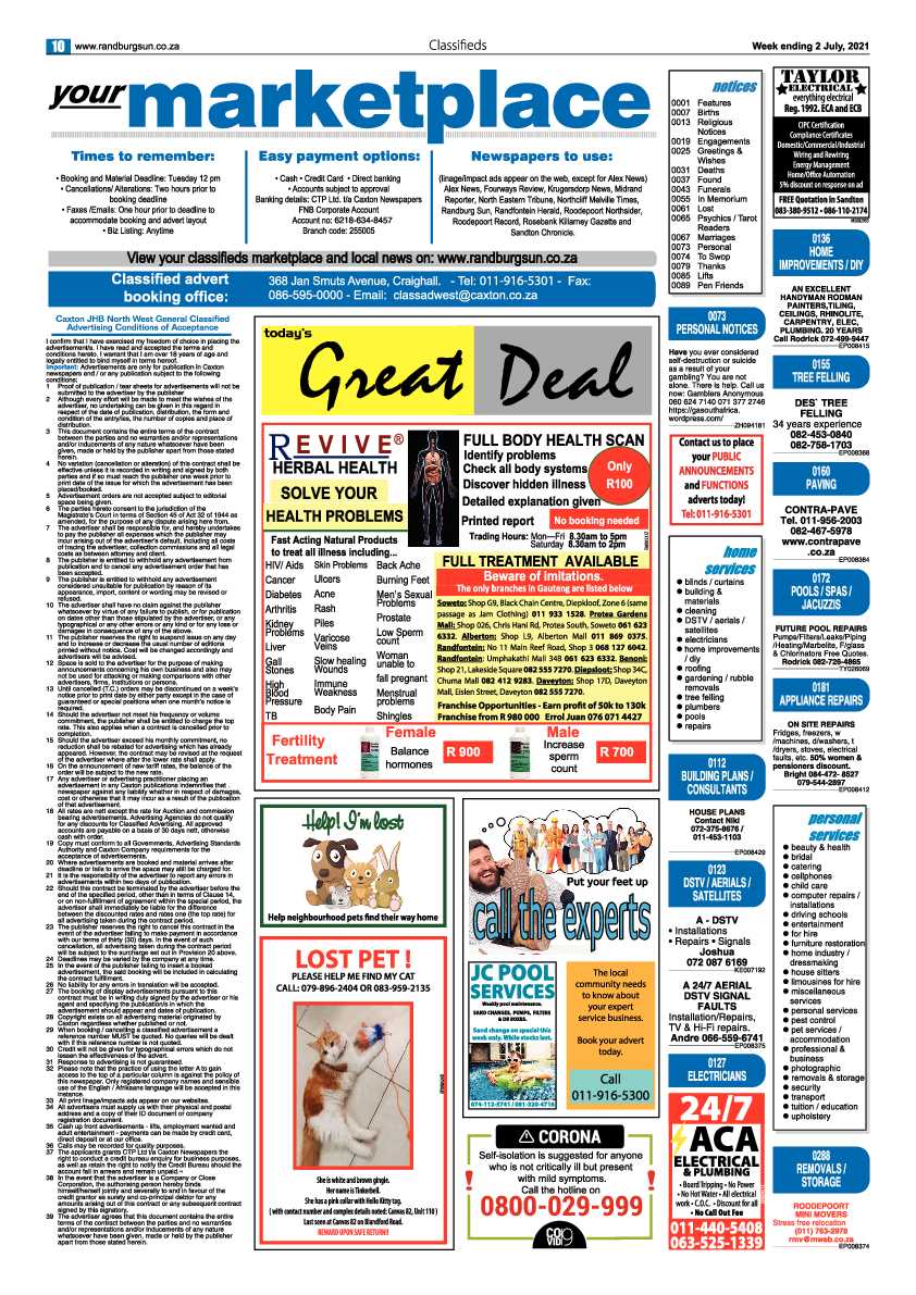 Randburg Sun 02 July 2021 page 10