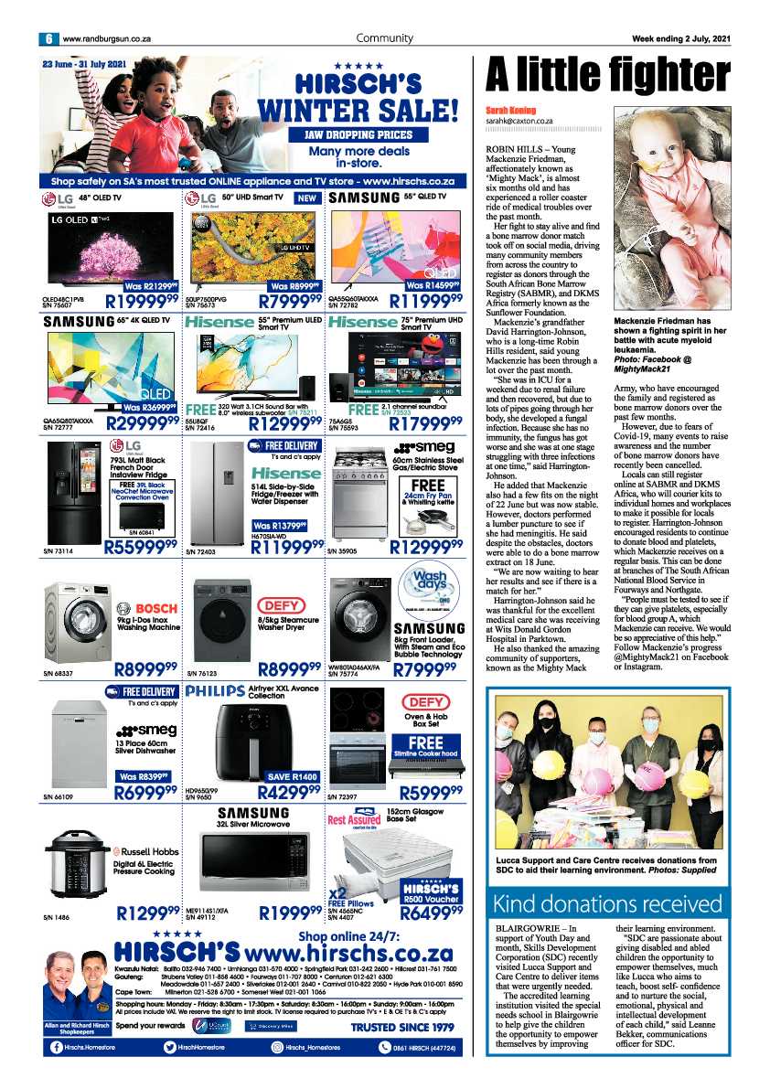 Randburg Sun 02 July 2021 page 6
