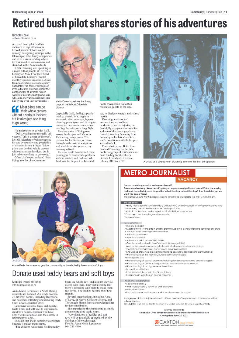 Randburg Sun 02 June 2023 page 11