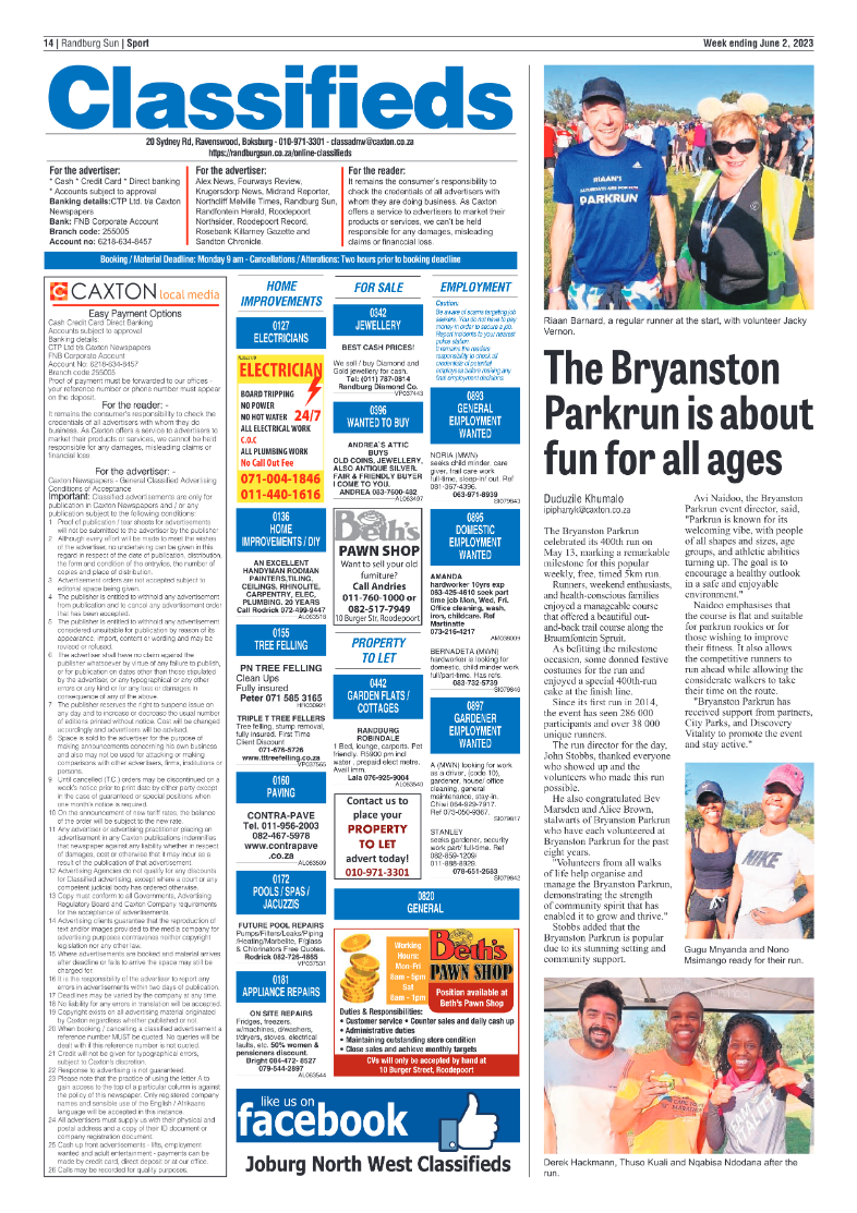 Randburg Sun 02 June 2023 page 14