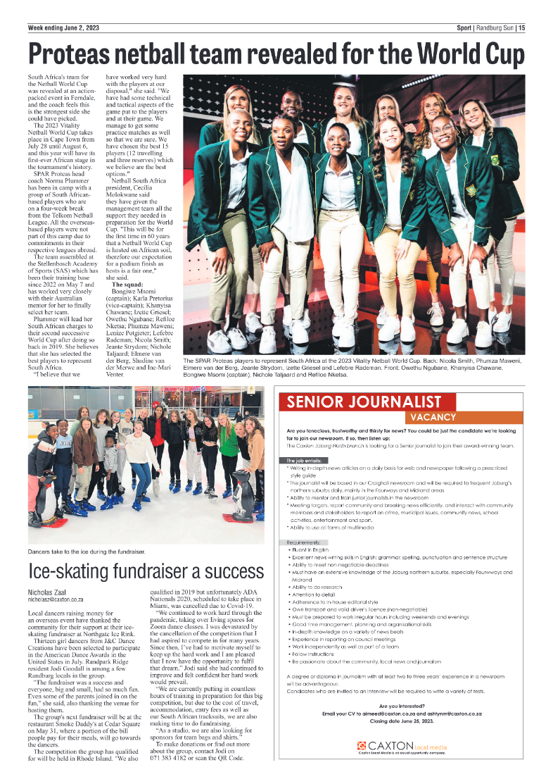 Randburg Sun 02 June 2023 page 15