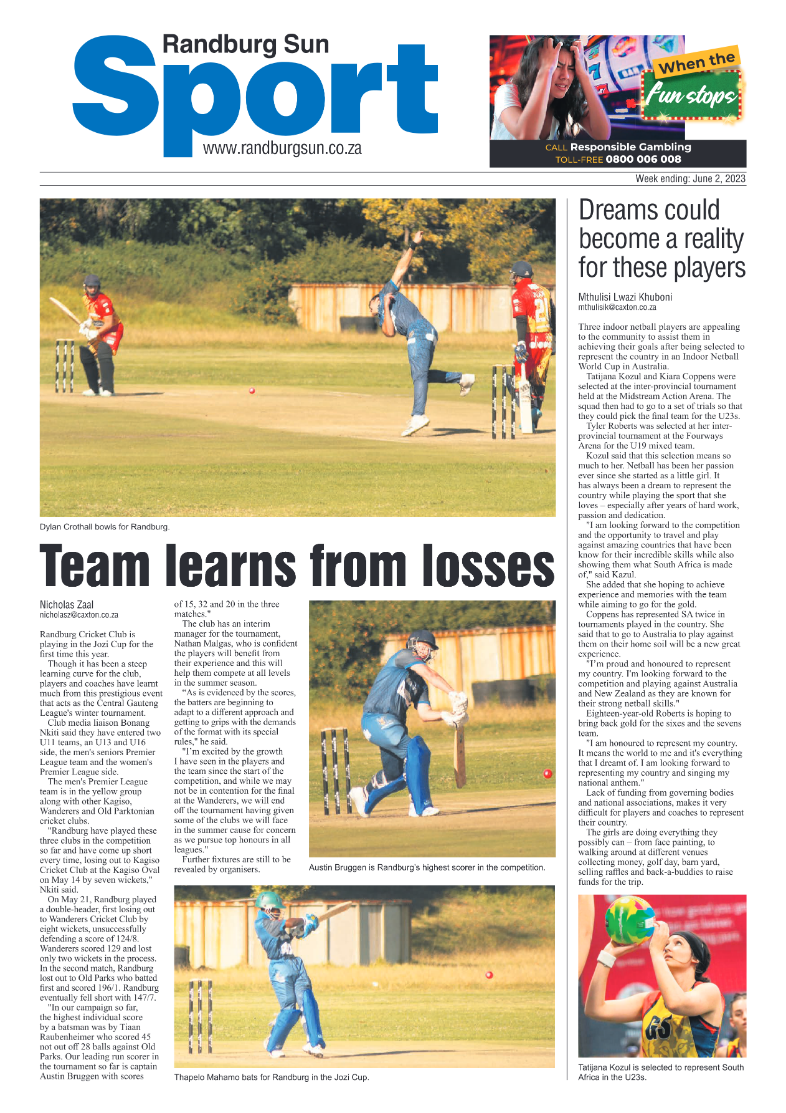 Randburg Sun 02 June 2023 page 16