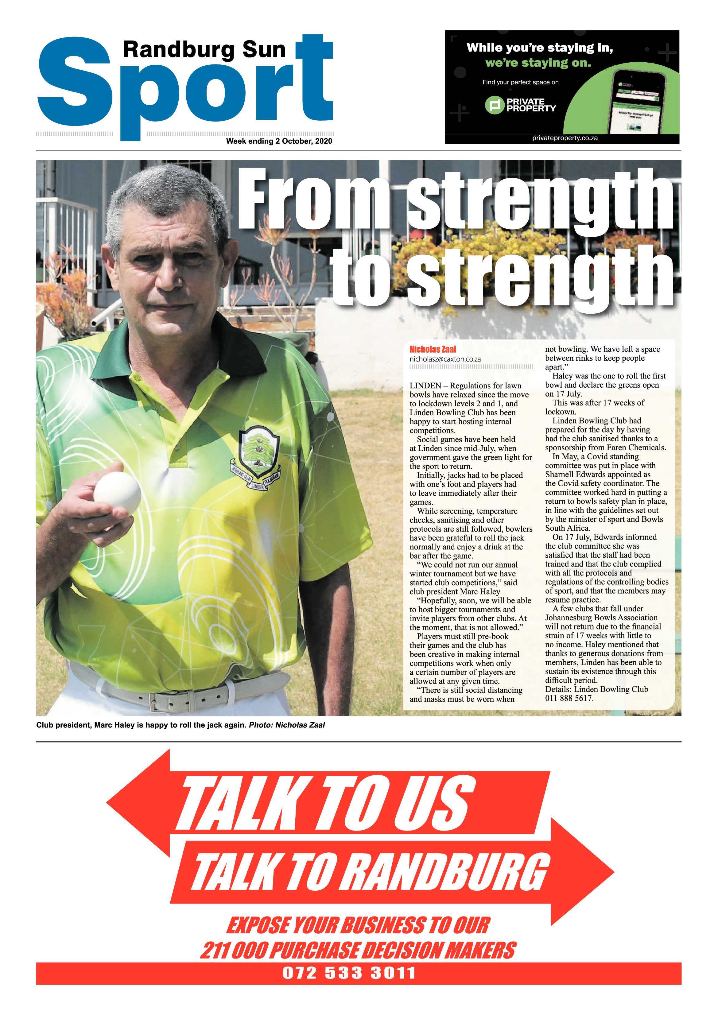 Randburg Sun 02 October 2020 page 12