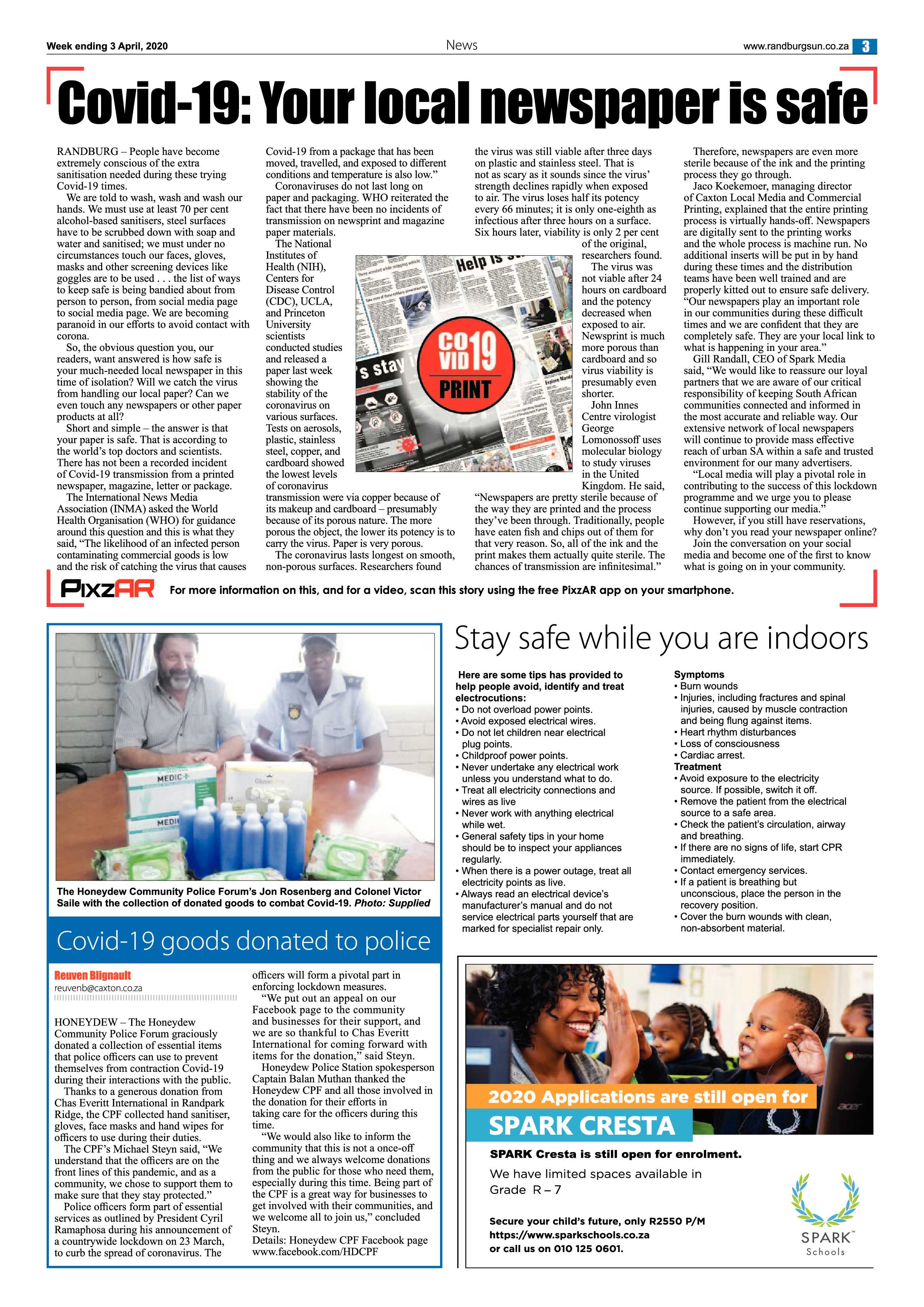 Randburg Sun 03 April 2020 page 3