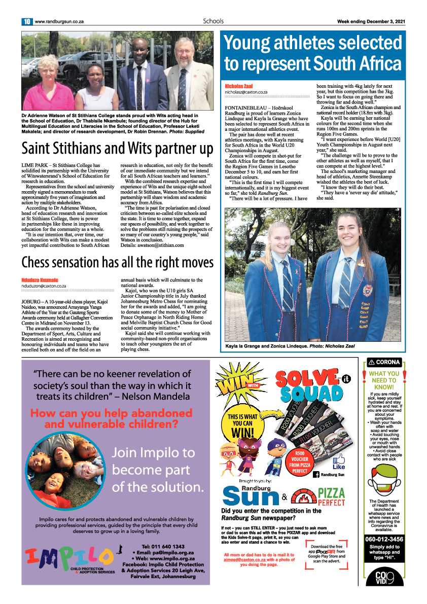 Randburg Sun 03 December 2021 page 10