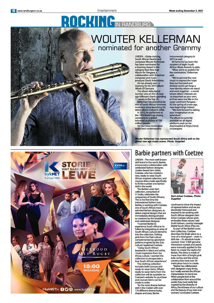 Randburg Sun 03 December 2021 page 12