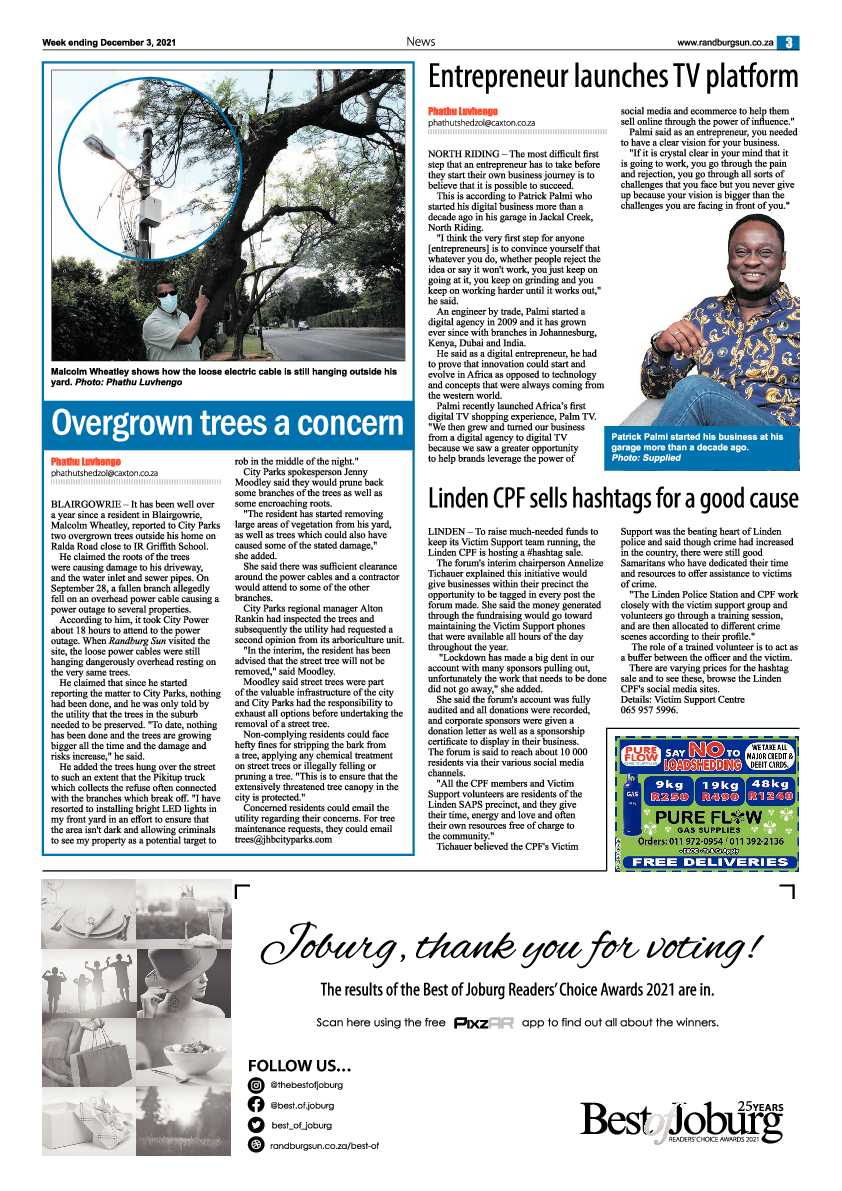 Randburg Sun 03 December 2021 page 3