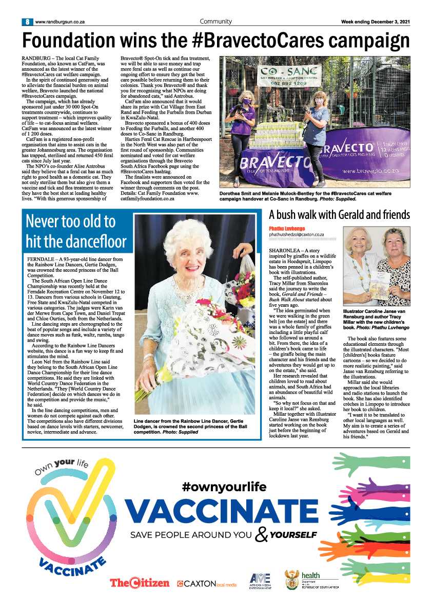 Randburg Sun 03 December 2021 page 8