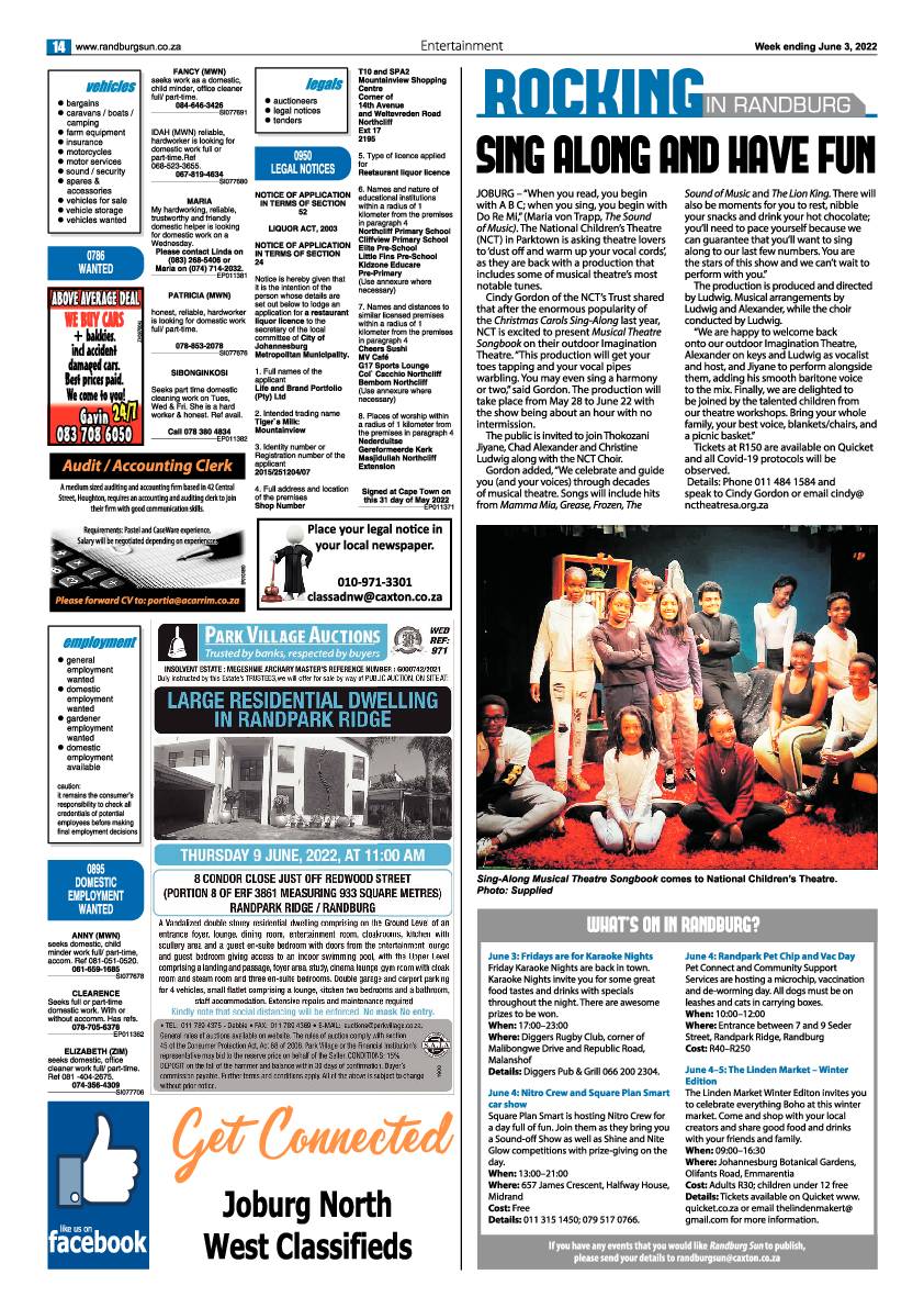 Randburg Sun 03 June 2022 page 14