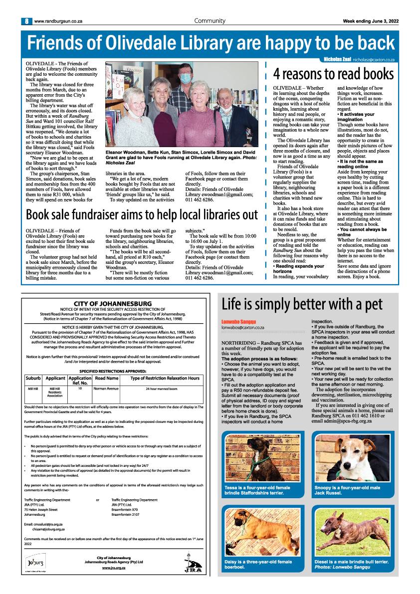 Randburg Sun 03 June 2022 page 8