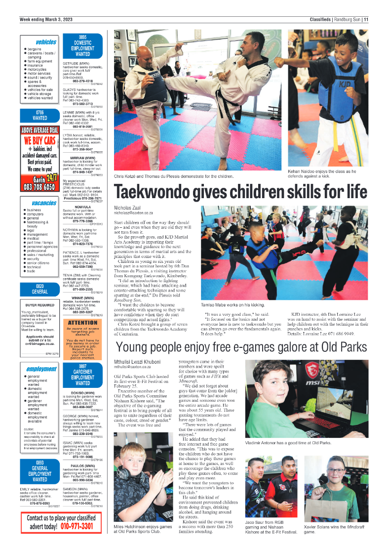 Randburg Sun 03 March 2023 page 11
