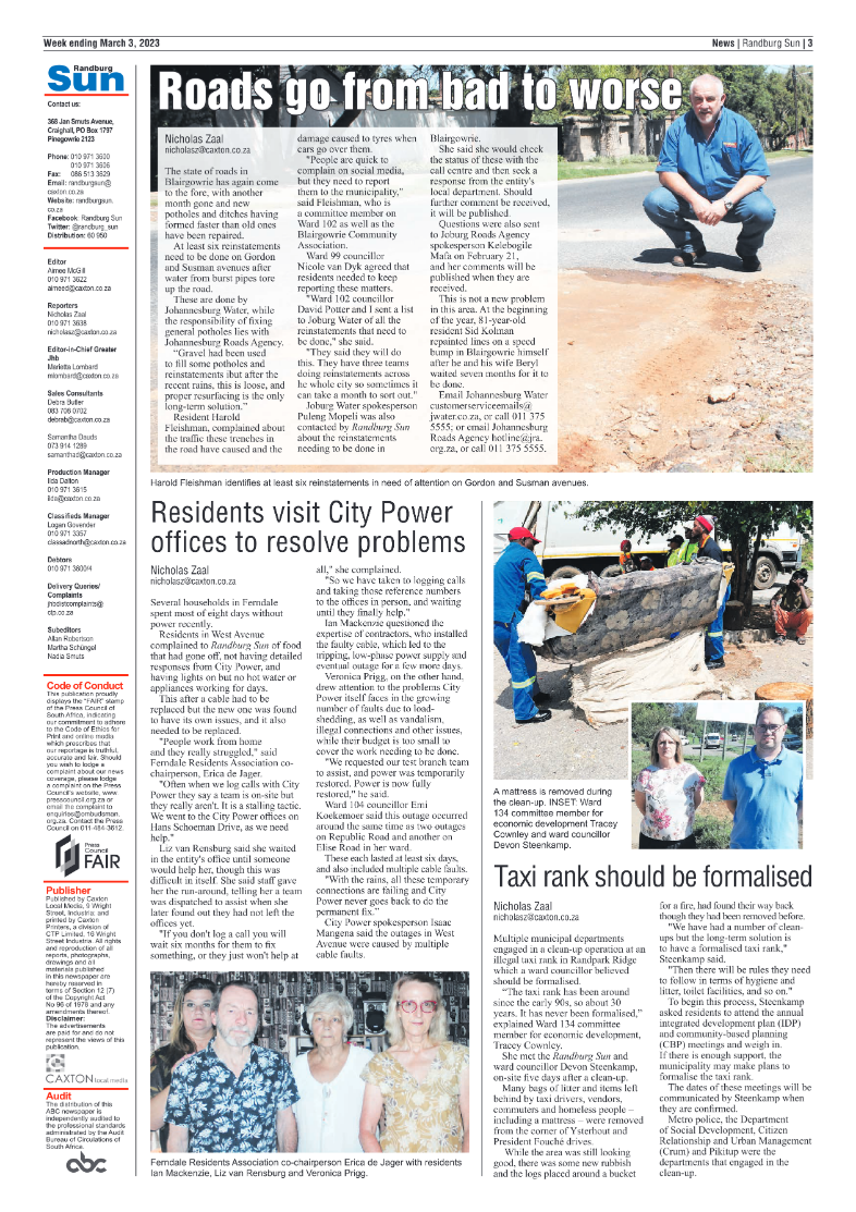 Randburg Sun 03 March 2023 page 3