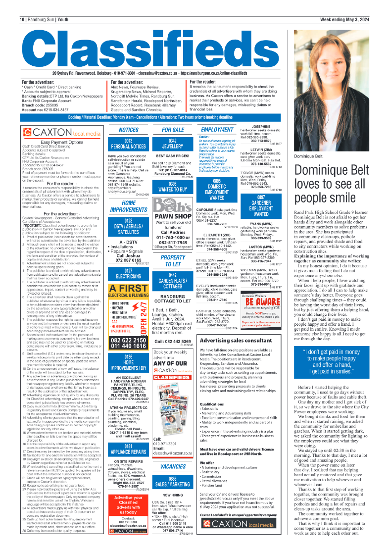 Randburg Sun 03 May 2024 page 10