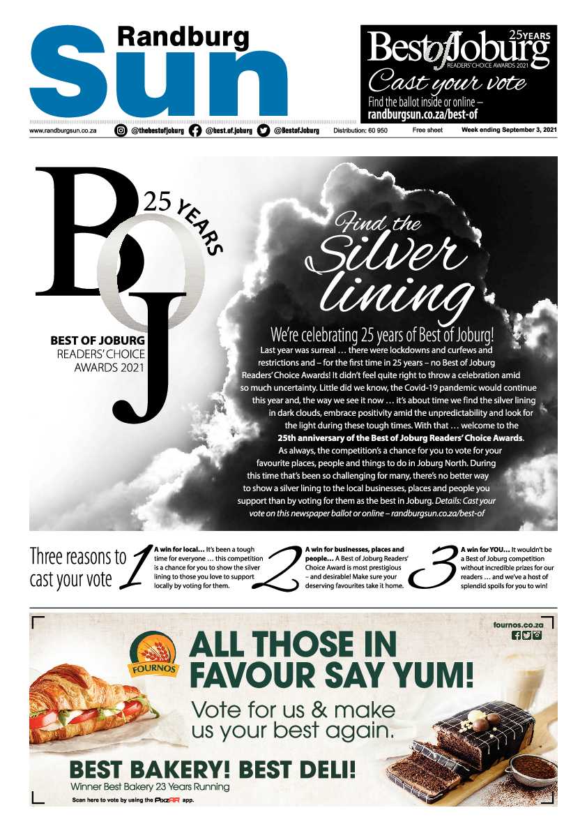 Randburg Sun 03 September 2021 page 1