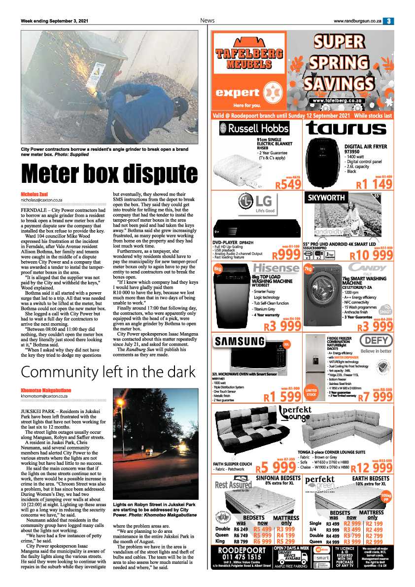 Randburg Sun 03 September 2021 page 5