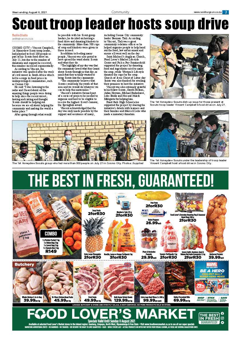 Randburg Sun  04 August 2021 page 7