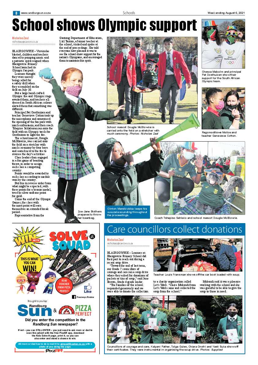 Randburg Sun  04 August 2021 page 8
