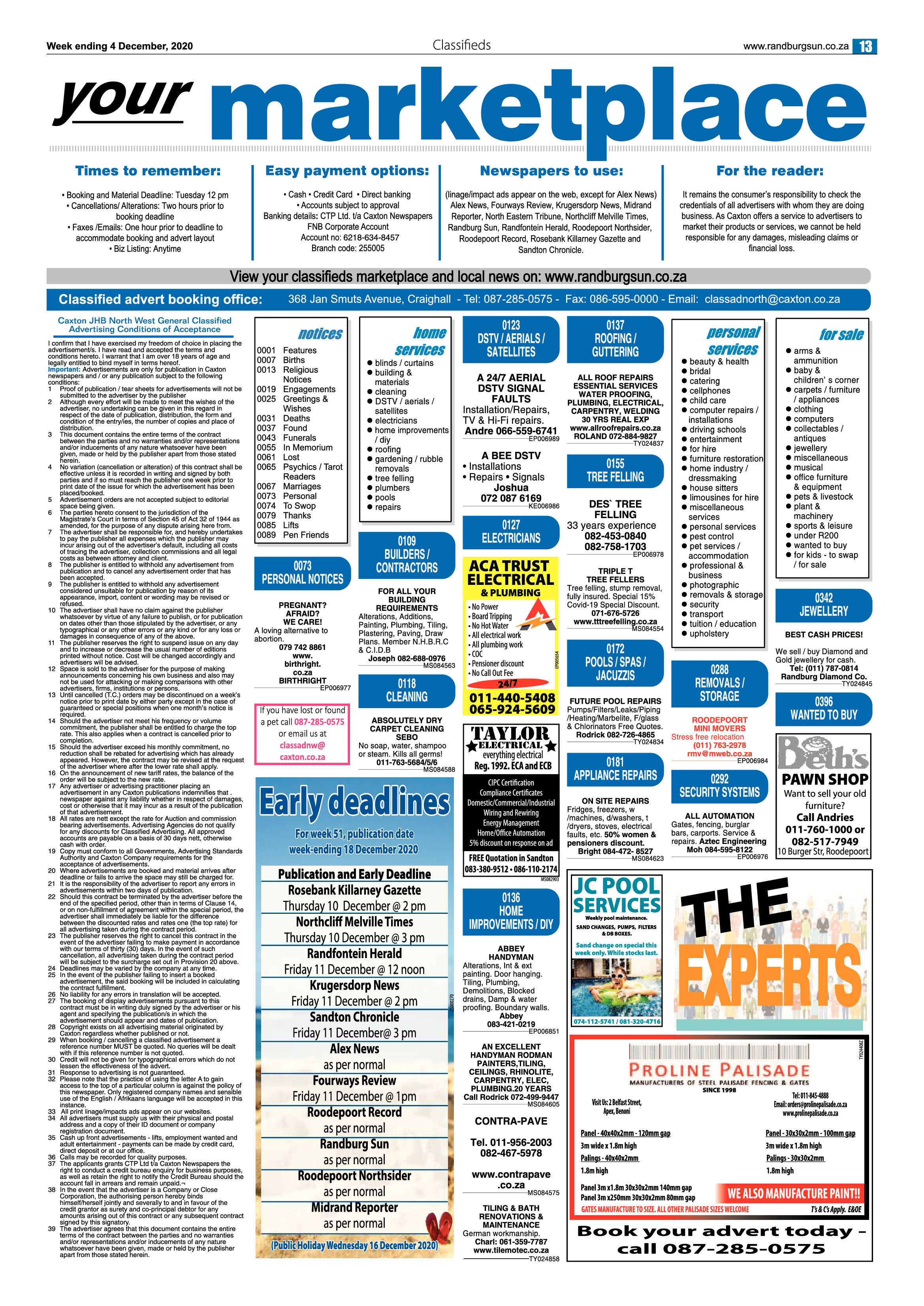 Randburg Sun 04 December 2020 page 13