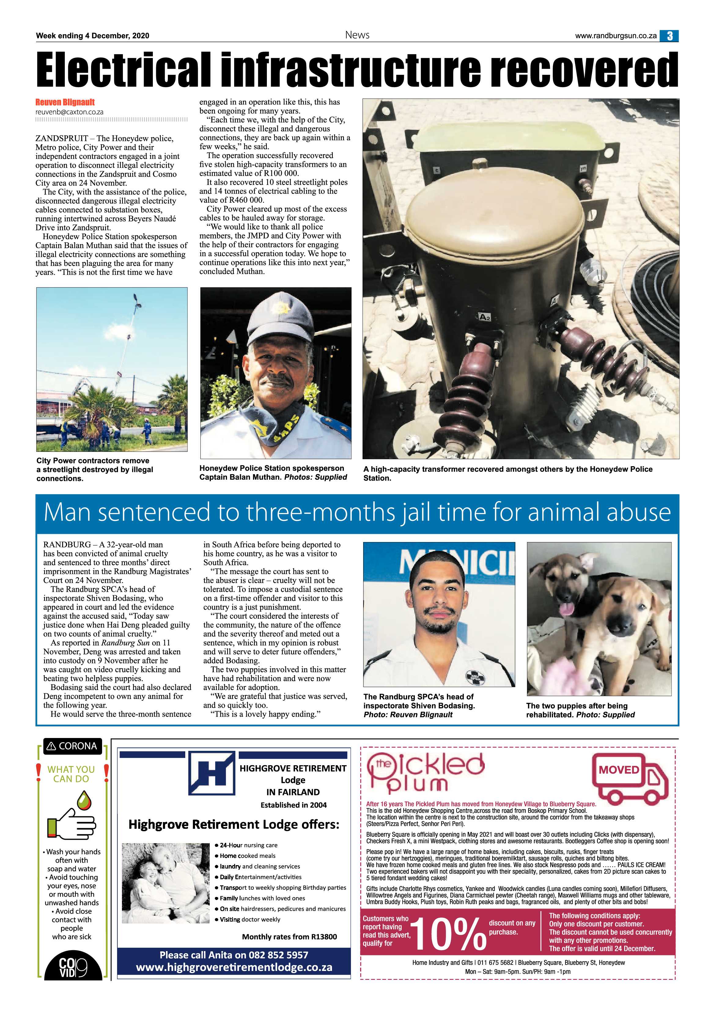 Randburg Sun 04 December 2020 page 3