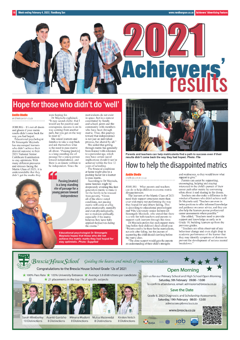 Randburg Sun 04 February 2022 page 10