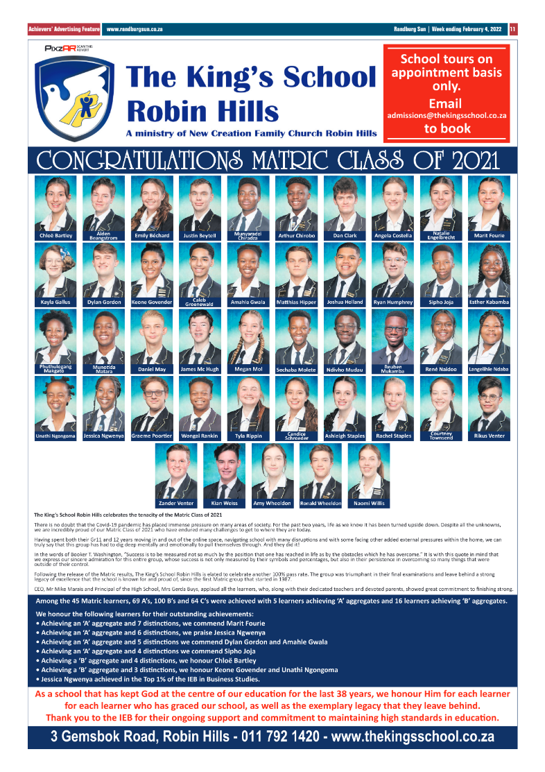 Randburg Sun 04 February 2022 page 11