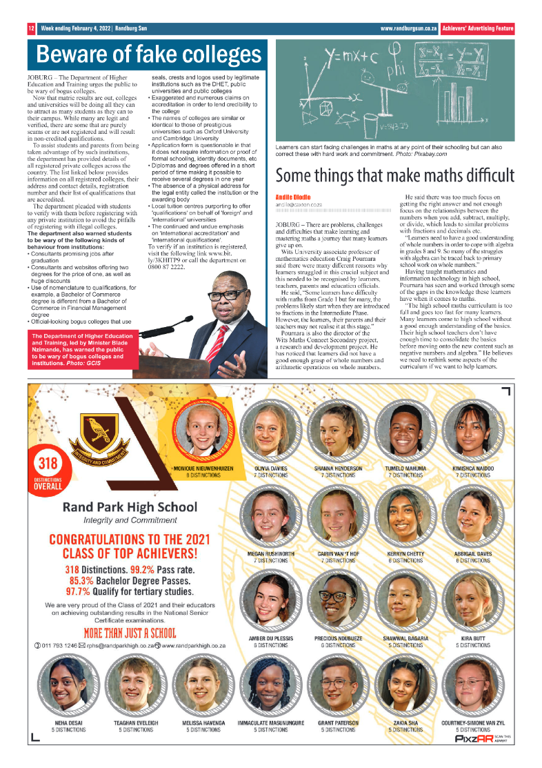 Randburg Sun 04 February 2022 page 12