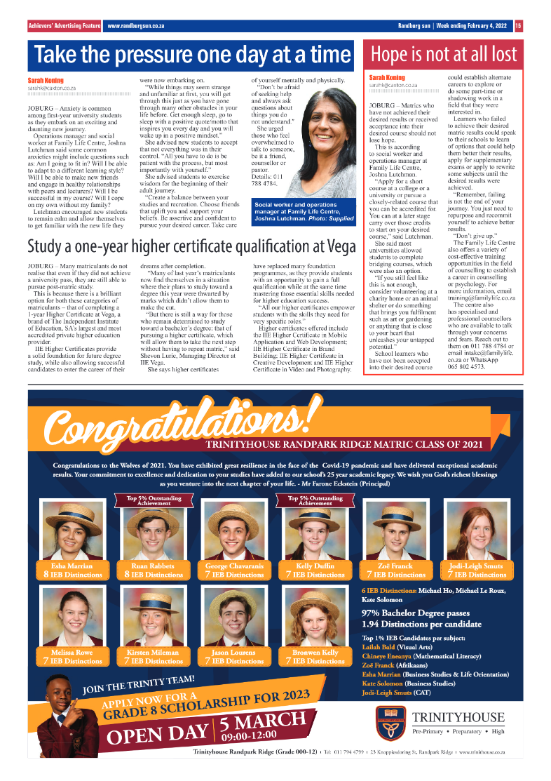 Randburg Sun 04 February 2022 page 15