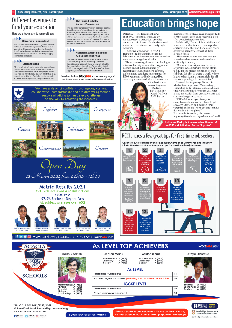 Randburg Sun 04 February 2022 page 16