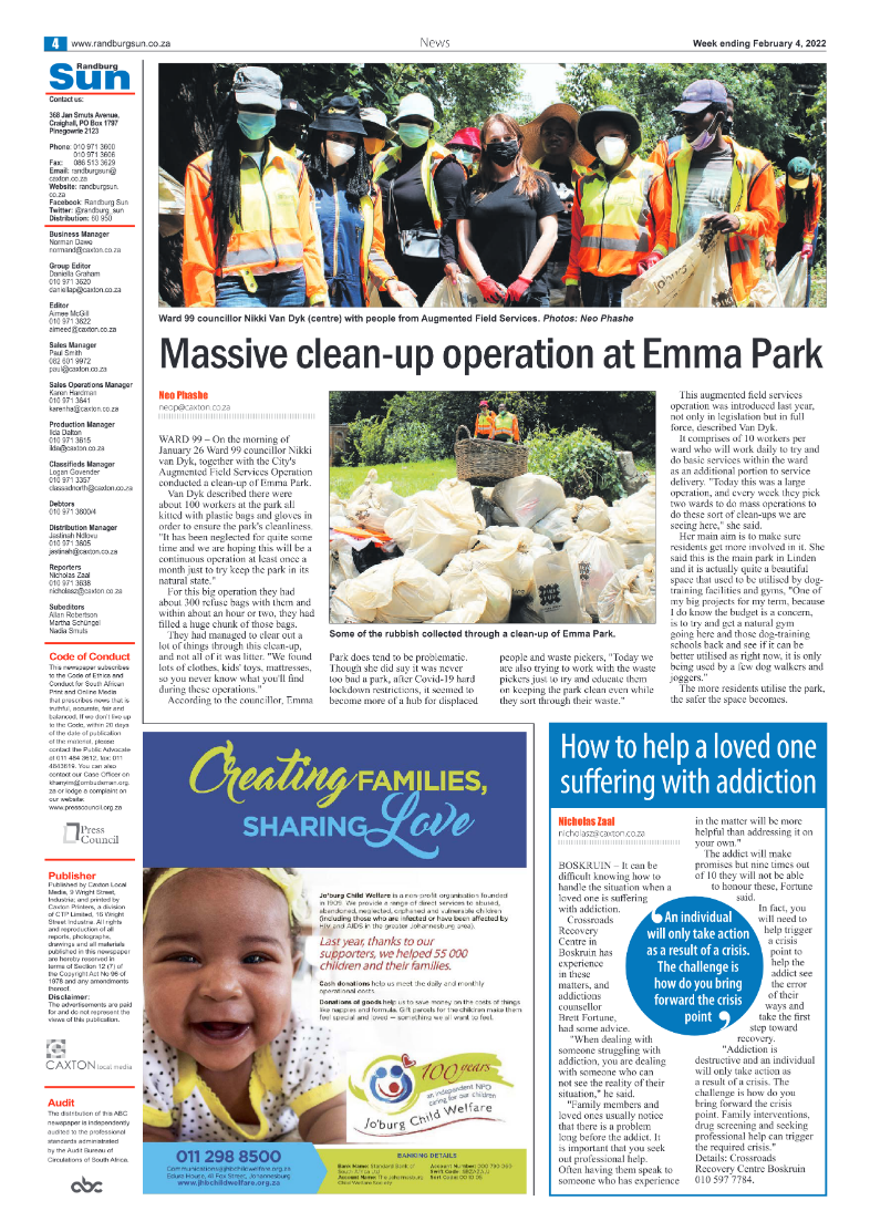 Randburg Sun 04 February 2022 page 4