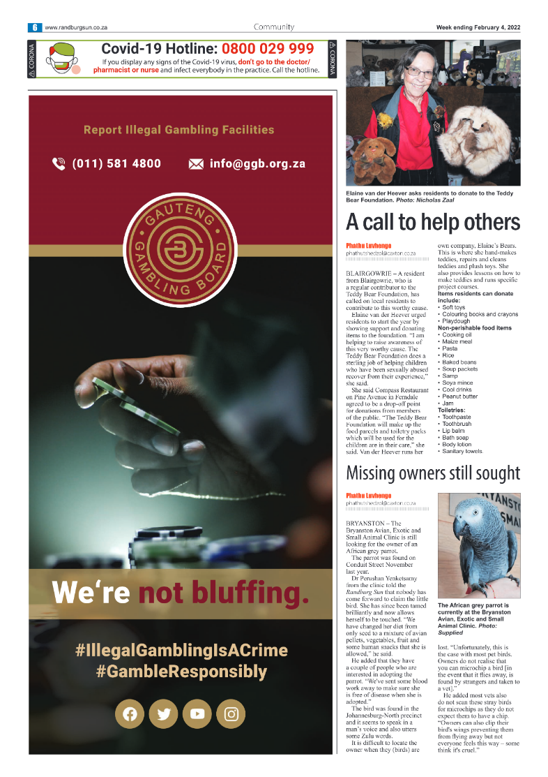 Randburg Sun 04 February 2022 page 6